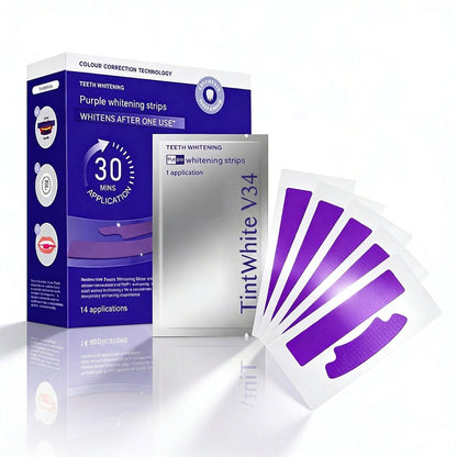TintWhite V34 box with fanned strips